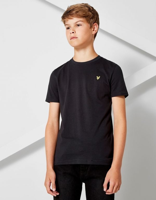 Lyle & Scott Short Sleeve Logo T-Paita Musta