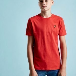 Lyle & Scott Short Sleeve Logo T-Paita Punainen