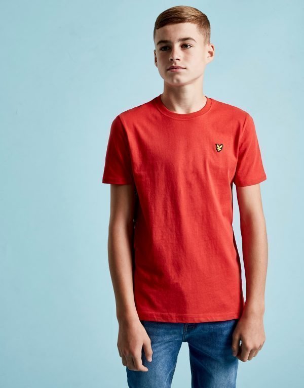 Lyle & Scott Short Sleeve Logo T-Paita Punainen