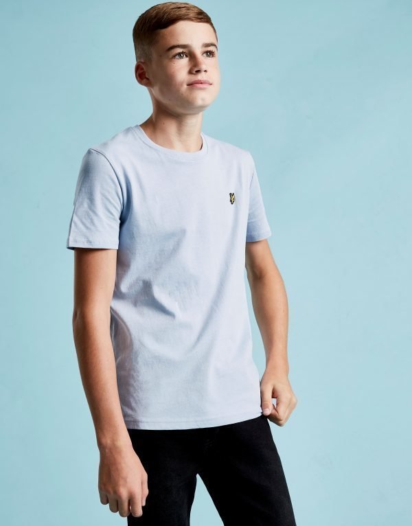 Lyle & Scott Short Sleeve Logo T-Paita Sininen