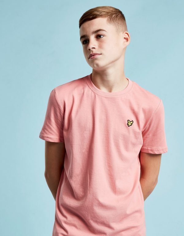 Lyle & Scott Short Sleeve Logo T-Paita Vaaleanpunainen