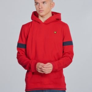 Lyle & Scott Tipped Oth Hoody Bb Huppari Punainen