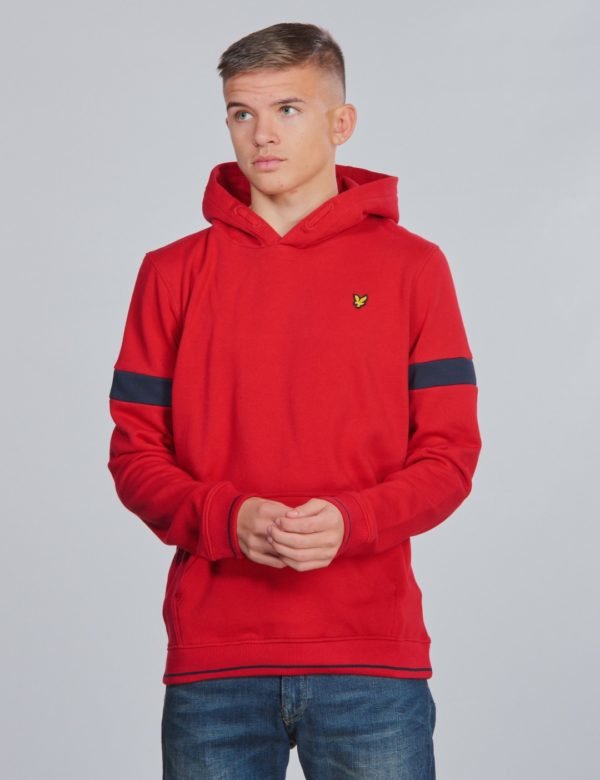 Lyle & Scott Tipped Oth Hoody Bb Huppari Punainen