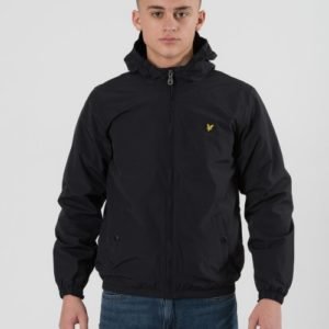 Lyle & Scott Windcheater Zip Through Hoodie Jacket Takki Musta