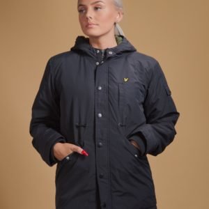 Lyle & Scott Winter Weight Microfleece Parka Takki Musta