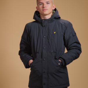 Lyle & Scott Winter Weight Microfleece Parka Takki Musta