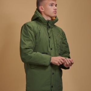 Lyle & Scott Winter Weight Microfleece Parka Takki Vihreä