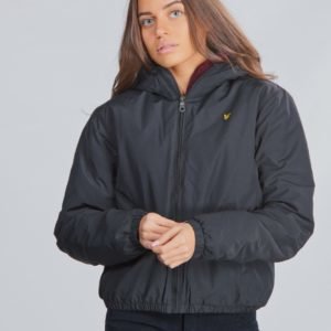 Lyle & Scott Zip Through Hooded Jacket Takki Musta