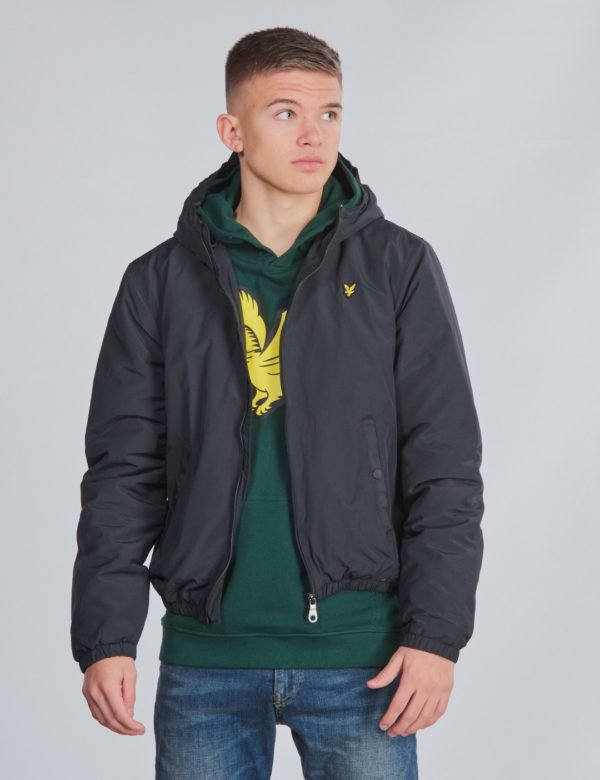 Lyle & Scott Zip Through Hooded Jacket Takki Musta