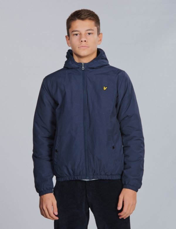 Lyle & Scott Zip Through Hooded Jacket Takki Sininen