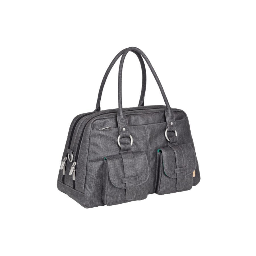 Lässig Hoitolaukku Vintage Metro Bag Twill Black