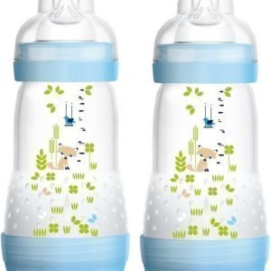 MAM Tuttipullo Anti Colic 260 ml 2 kpl Sininen