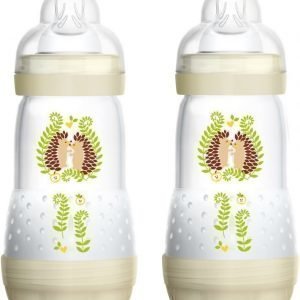 MAM Tuttipullo Anti Colic 260 ml 2 kpl Valkoinen