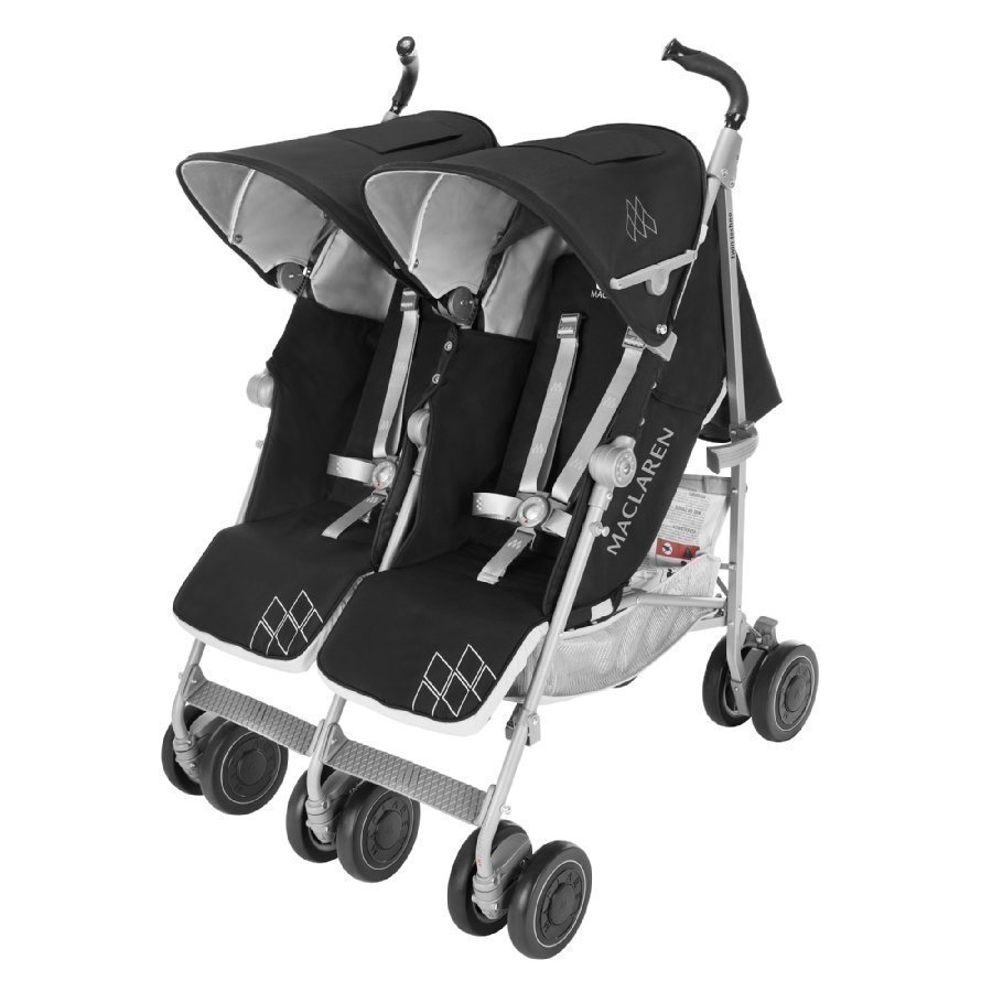 Maclaren Sisarusrattaat Twin Techno 2016 Black