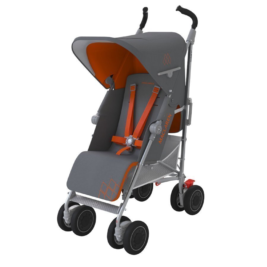 Maclaren Techno Xt Charcoal / Marmalade Rattaat