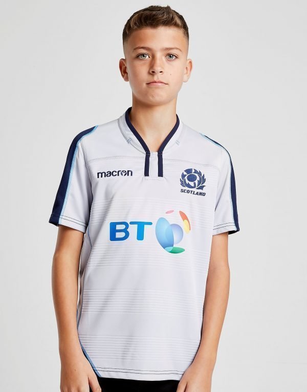 Macron Scotland 2018/19 Rugby Union Away Shirt Harmaa