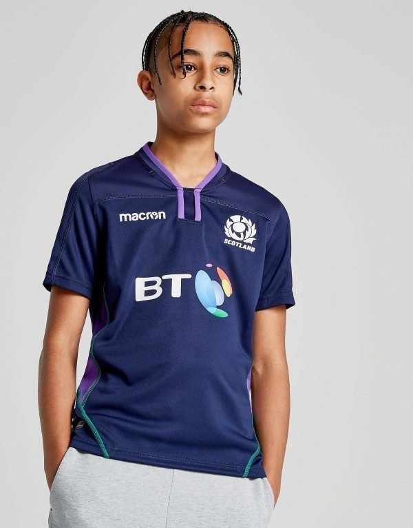 Macron Scotland Rugby Union 2018/19 Home Shirt Laivastonsininen