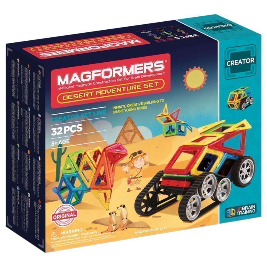 Magformers Adventure Desert 32 Piece Set Rakennuspalikat