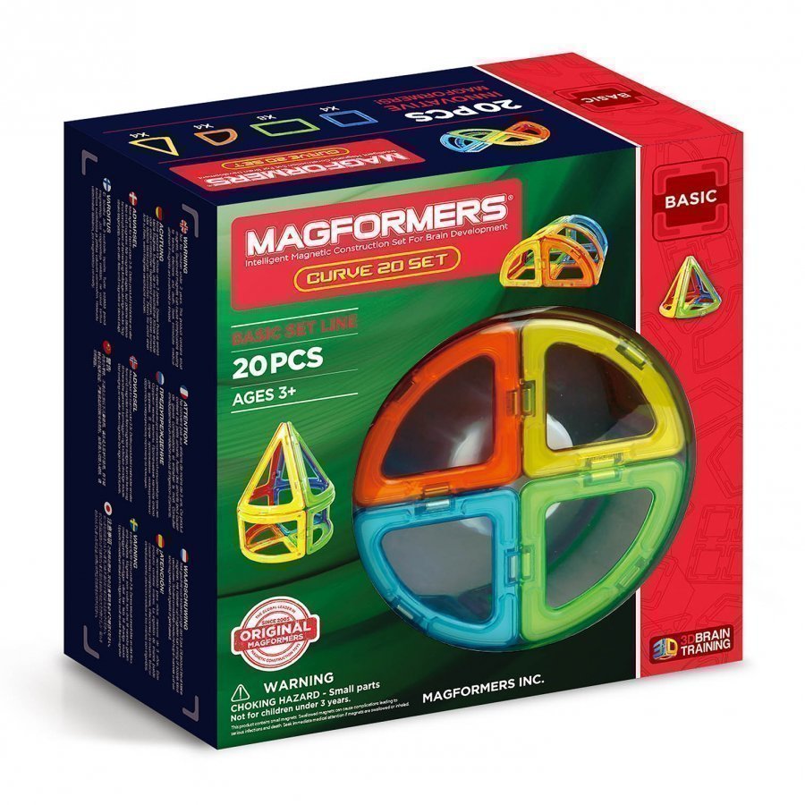 Magformers Curve 20 Set Rakennuspalikat