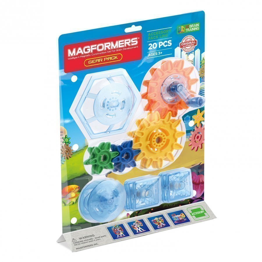 Magformers Gear Pack 20 Piece Set Rakennuspalikat