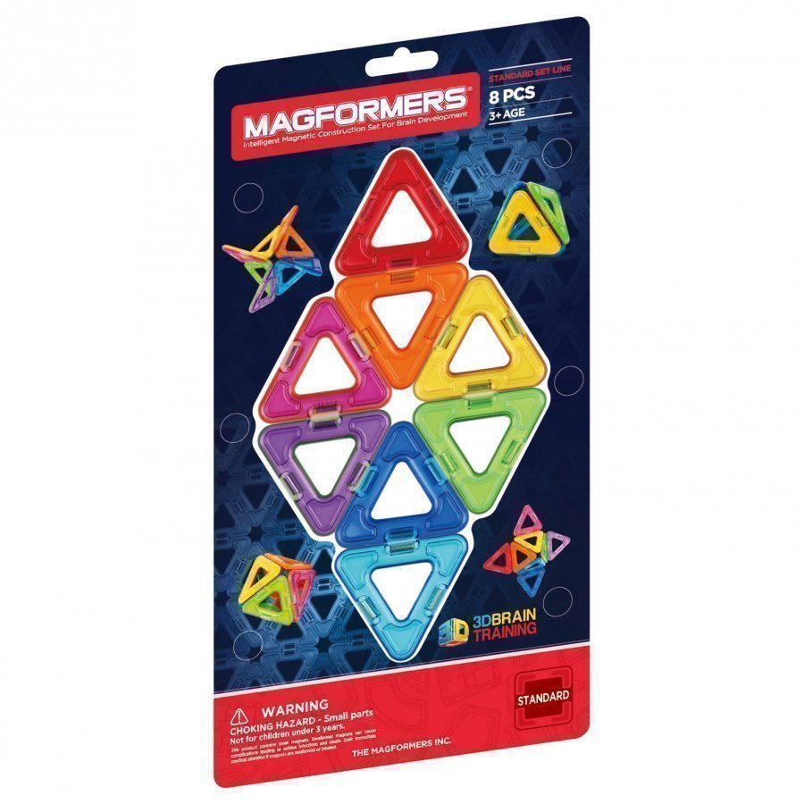 Magformers Rainbow Triangle 8 Piece Add-On Set Rakennuspalikat