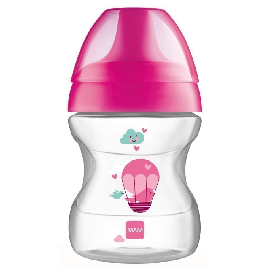 Mam Harjoittelupullo 190 Ml Learn To Drink Cup Fashion 6+ Kk Pinkki