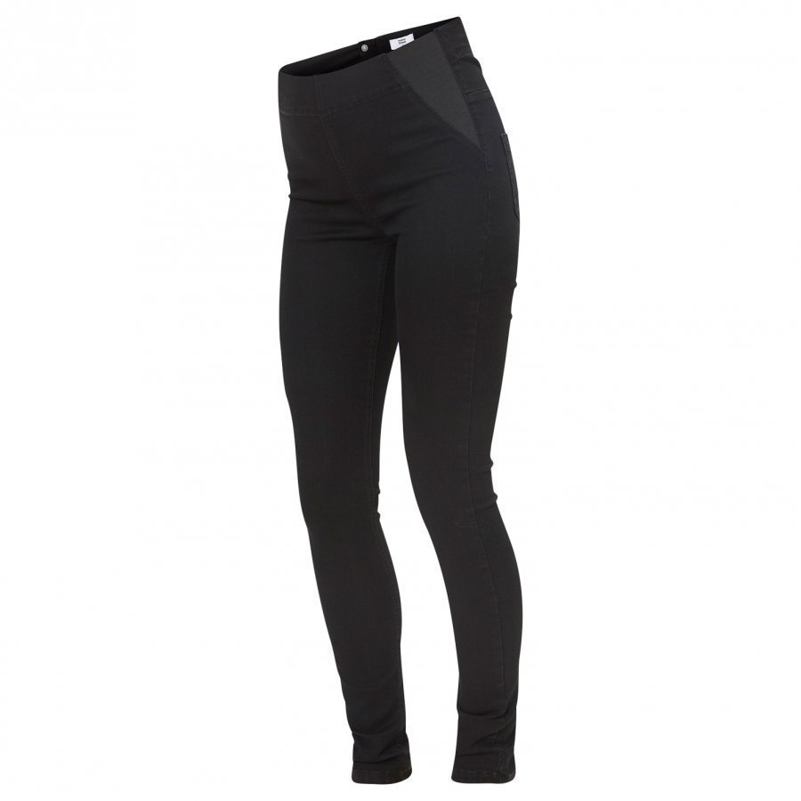 Mamalicious High Waisted Post-Pregnancy Jeggings Black Farkut Äidille