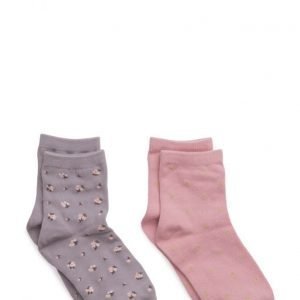 Mango Kids 2 Pack Printed Socks