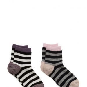 Mango Kids 2 Pack Striped Socks