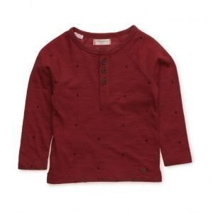 Mango Kids Buttoned Cotton T-Shirt