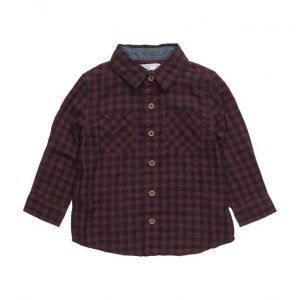 Mango Kids Check Cotton Shirt