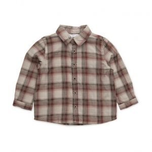 Mango Kids Check Cotton Shirt