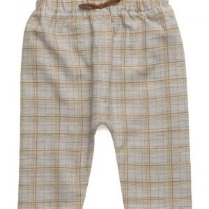 Mango Kids Check Cotton Trousers