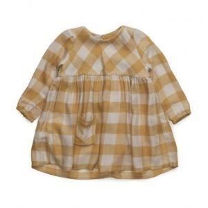 Mango Kids Checked Cotton Dress