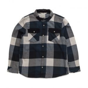 Mango Kids Checked Flannel Shirt