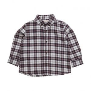 Mango Kids Checked Flannel Shirt