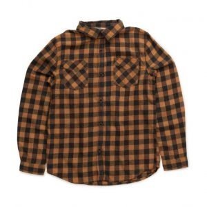 Mango Kids Checked Flannel Shirt