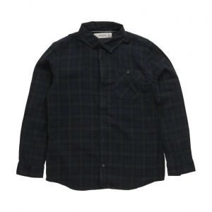 Mango Kids Checked Flannel Shirt