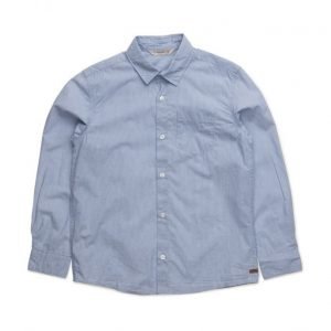 Mango Kids Chest-Pocket Cotton Shirt