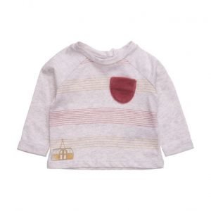 Mango Kids Chest-Pocket Printed T-Shirt