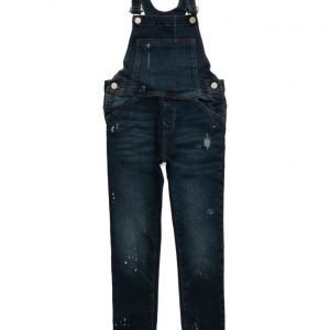 Mango Kids Dark Denim Dungarees