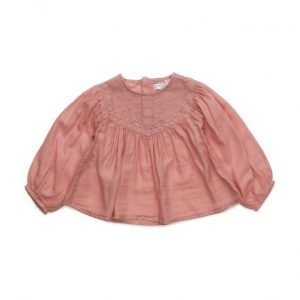 Mango Kids Embroidered Cotton Blouse