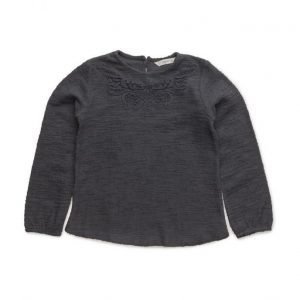 Mango Kids Embroidered Cotton Sweatshirt