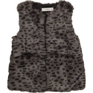 Mango Kids Faux Fur Gilet