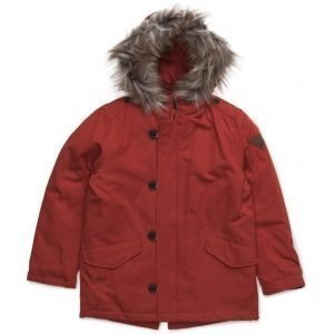 Mango Kids Faux Fur Hood Coat