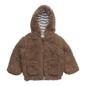 Mango Kids Faux-Shearling Bomber Jacket