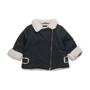 Mango Kids Faux Shearling Jacket