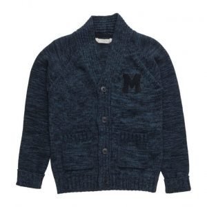 Mango Kids Flecked Cotton-Blend Cardigan