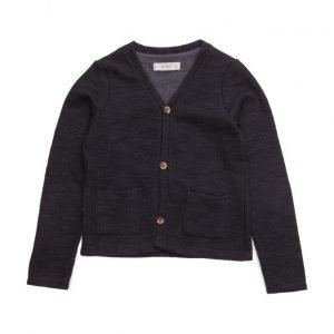 Mango Kids Flecked Cotton-Blend Cardigan