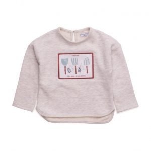 Mango Kids Flecked Cotton-Blend Sweatshirt